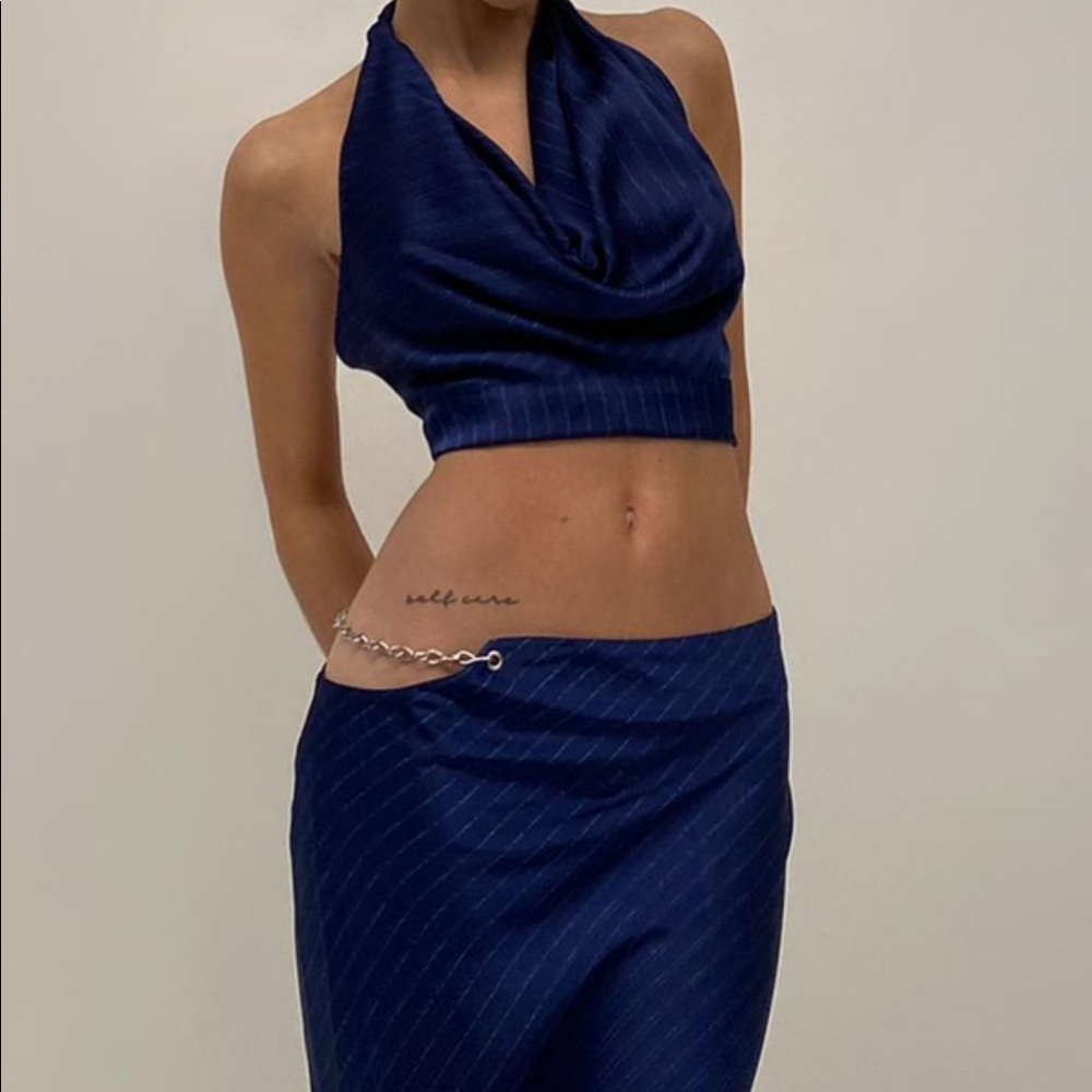NWT Lioness Fashion midiskirt and halter top set